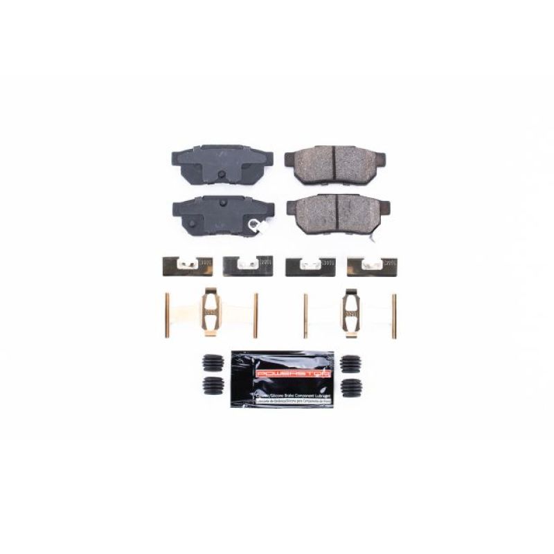 PSB Z23 Evolution Brake Pads - Power Stop 86-01 Acura Integra Rear Z23 Evolution Sport Brake Pads w/Hardware