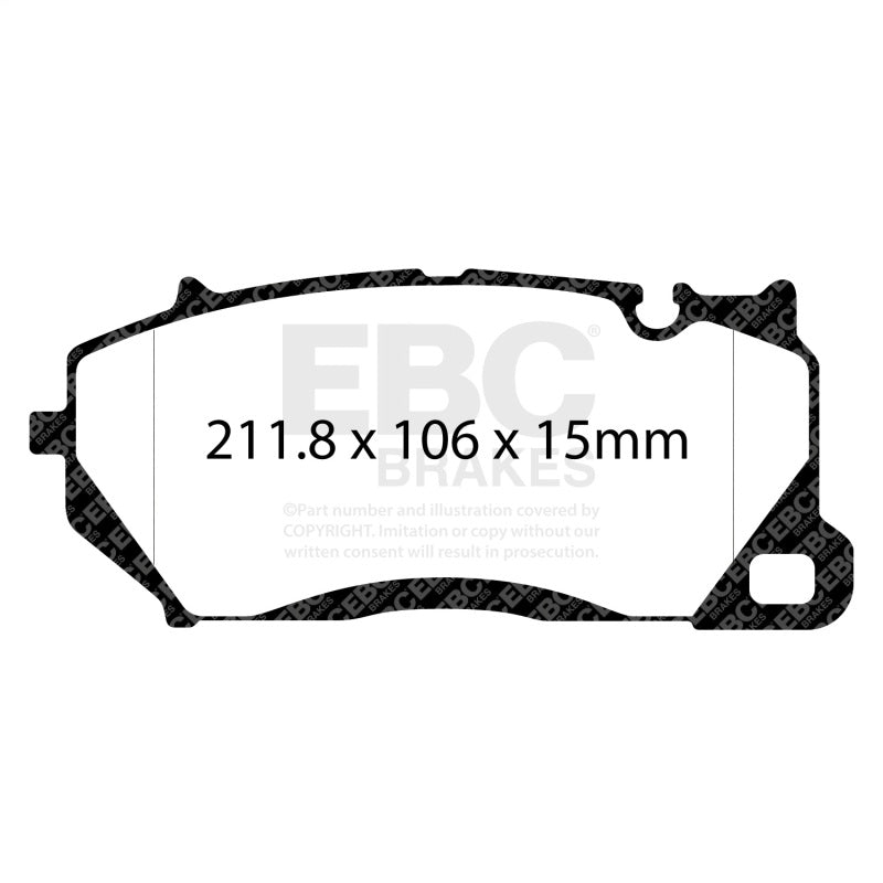 EBC Redstuff Brake Pad Sets - EBC 2020+ Audi RS6 4.0L / 2021+ Audi RS7 4.0L Redstuff Front Brake Pads