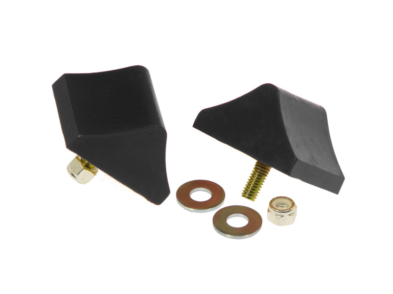 PRO Bump Stops - Blk - Prothane Universal Bump Stop 1 1/2X2X1 3/4 Wedge - Black
