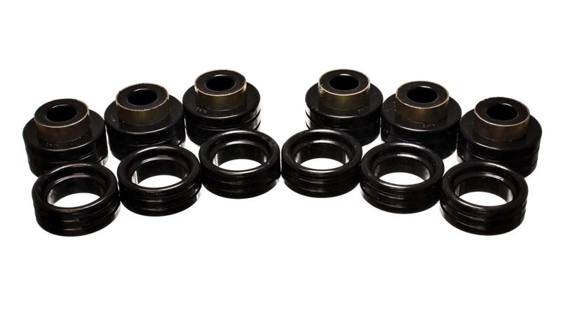 ES Body Mounts - Black - Energy Suspension 94-01 Dodge Ram 1500 / 94-02 Ram 2500/3500 Black Body (Cab) Mount Set