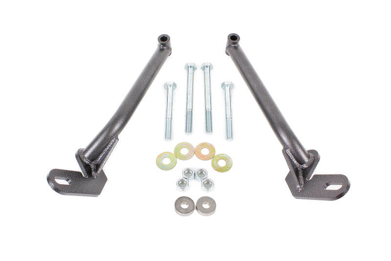 BMR Control Arms - BMR 78-87 G-Body Control Arm Reinforcement Braces - Black Hammertone