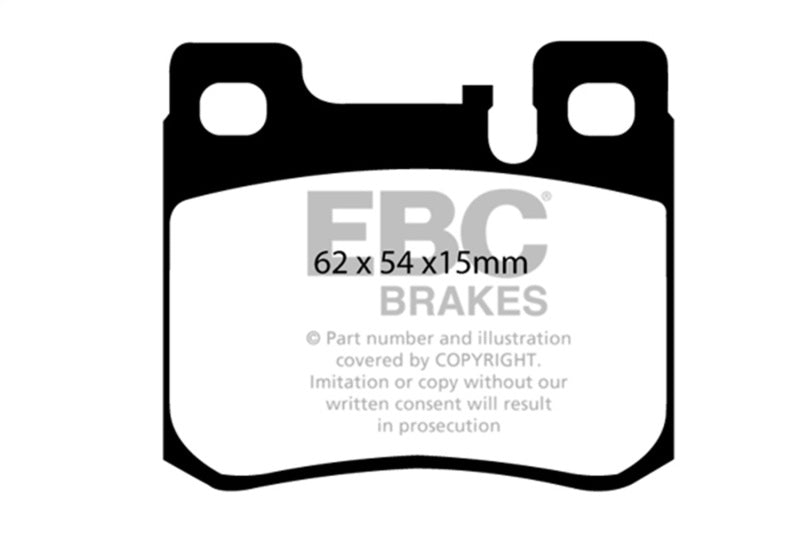 EBC Ultimax2 Brake Pad Sets - EBC 94-95 Mercedes-Benz C220 (W202) 2.2 (ASC) Ultimax2 Rear Brake Pads