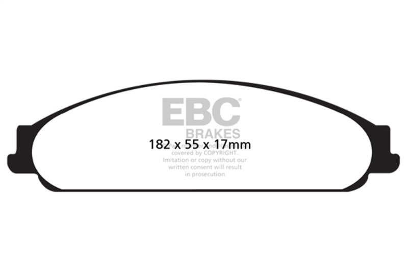 EBC Greenstuff Brake Pad Sets - EBC 04-07 Ford Five Hundred 3.0 Greenstuff Front Brake Pads