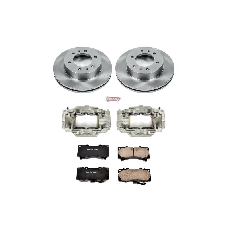 PSB Autospecialty Caliper - Power Stop 09-10 Hummer H3T Front Autospecialty Kit w/Cals