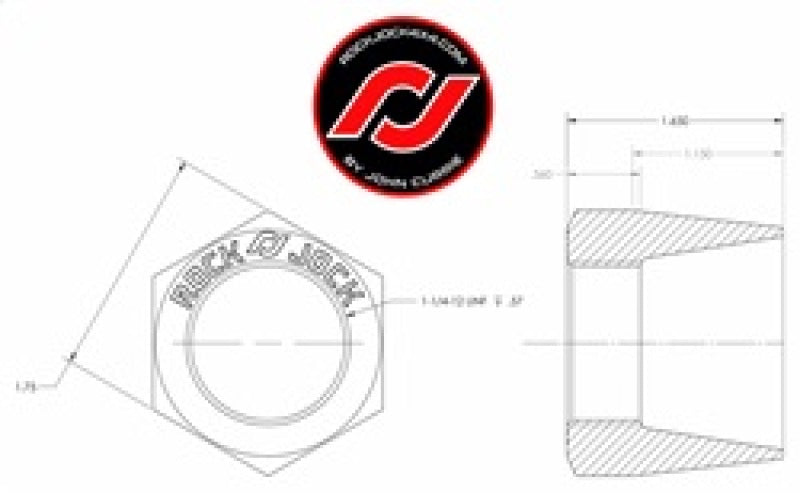 ROK Rocknuts - RockJock RockNut Kit Nut and Bung 1 1/4in RH Thread
