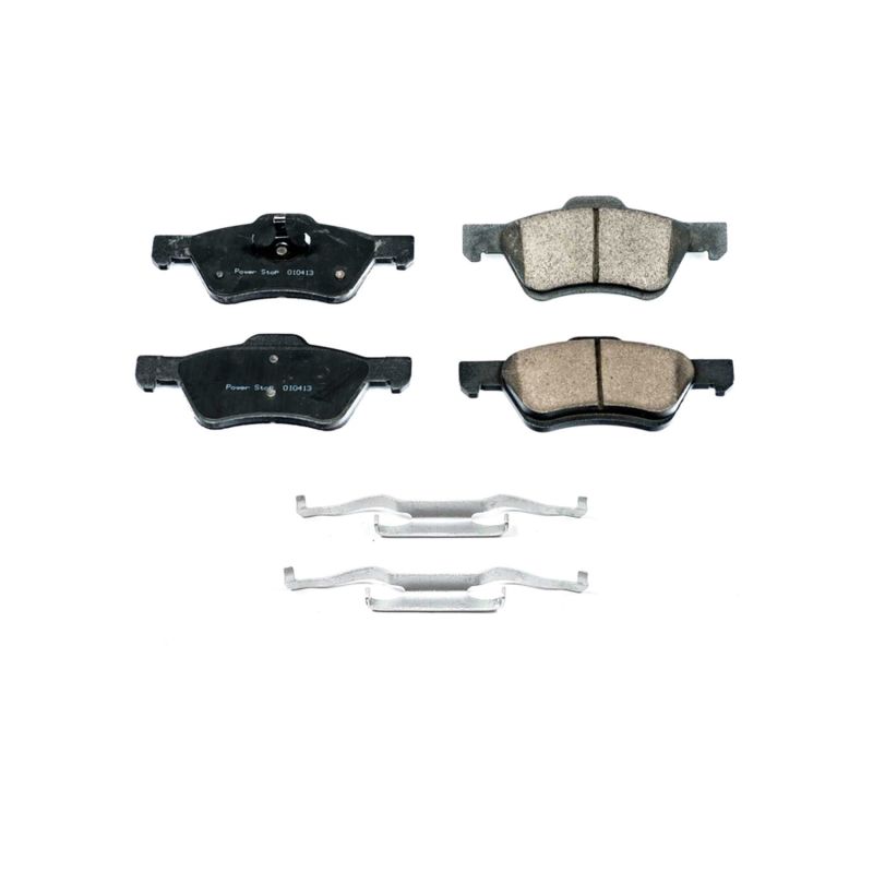 PSB Z17 Evolution Brake Pads - Power Stop 10-12 Ford Escape Front Z17 Evolution Ceramic Brake Pads w/Hardware