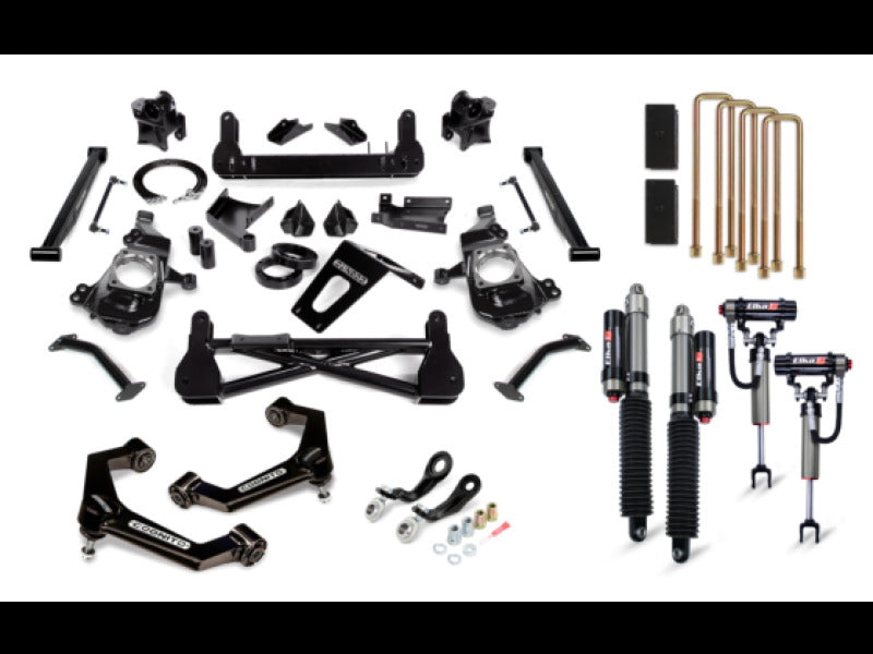 COG Lift Kit - Premier - Cognito 20-24 Chevy/GMC Silv/Sierra 2500/3500 HD 2WD/4WD 7in Premier Lift Kit w/ Elka 2.5 RR Shocks