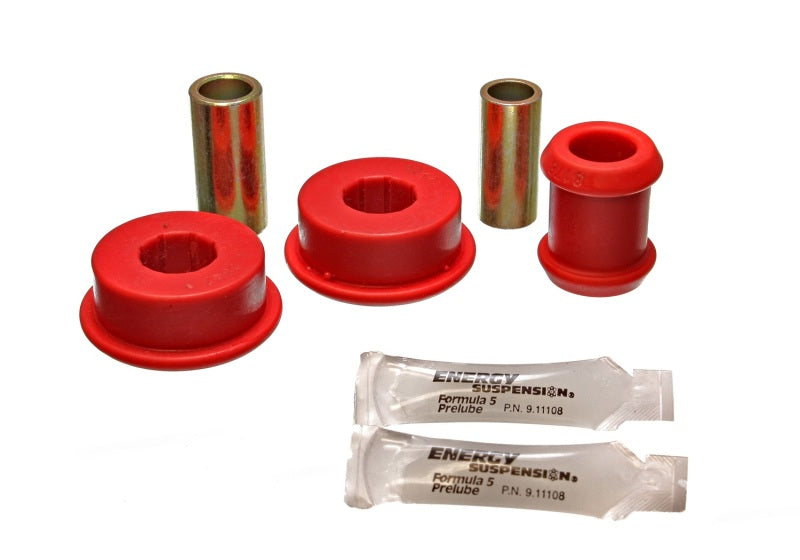ES Track Arm Bushings - Red - Energy Suspension Traction Bar Bushing Set - Red