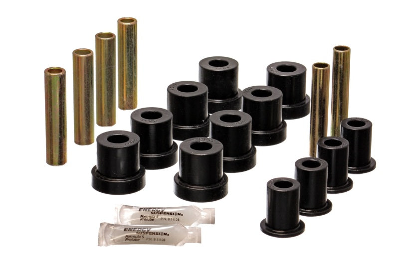 ES Spring/Shackle Bush - Black - Energy Suspension Chevy K-10 4 X 4 Front Spring Bushing - Black