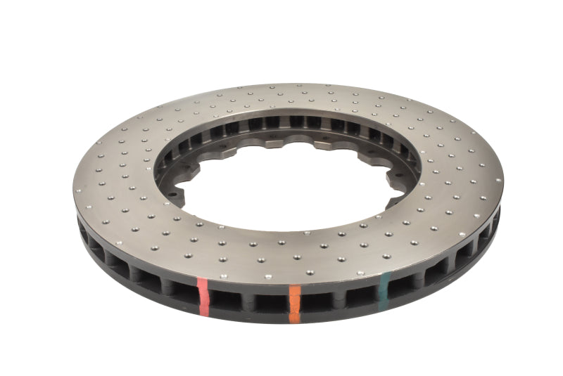 DBA 5000 Series Drilled Rings - DBA 16-21 Mercedes Benz C63 S AMG (W205) Front 5000 Series Drilled & Dimpled Ring