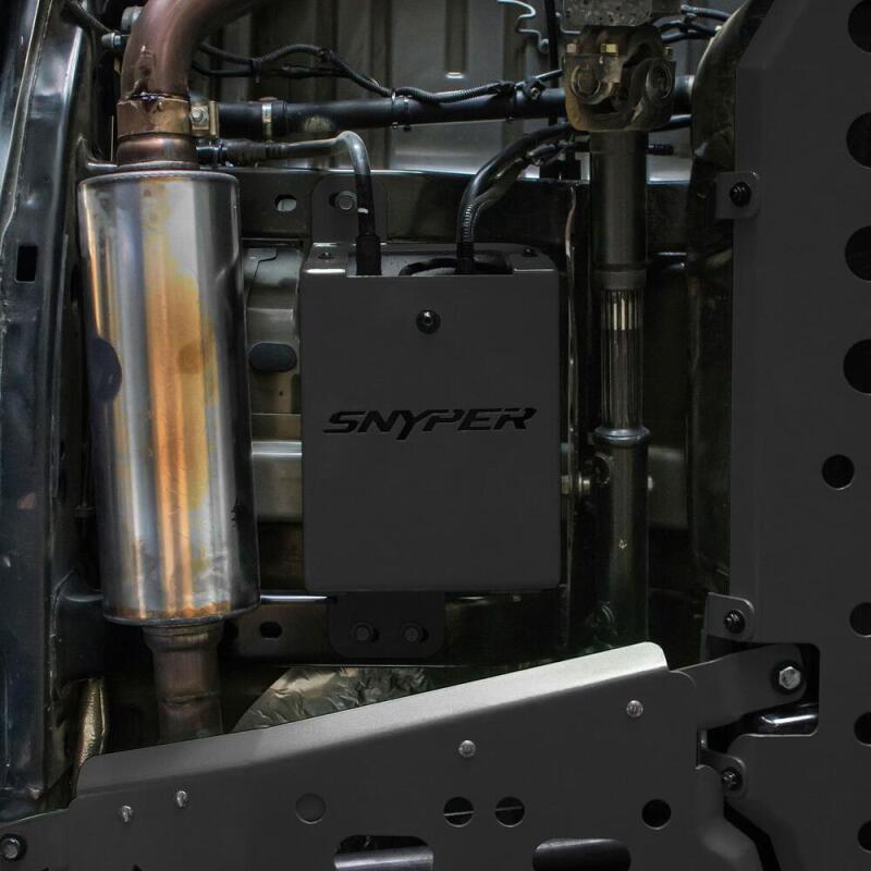 WES Skid Plates - Westin/Snyper 07-17 Jeep Wrangler Evap Canister Skid Plate - Textured Black