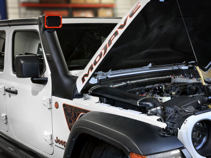 AFE Air Scoops - aFe POWER Dynamic Air Scoop D.A.S Snorkel for 20-26 Jeep Gladiator Mojave V6-3.5L