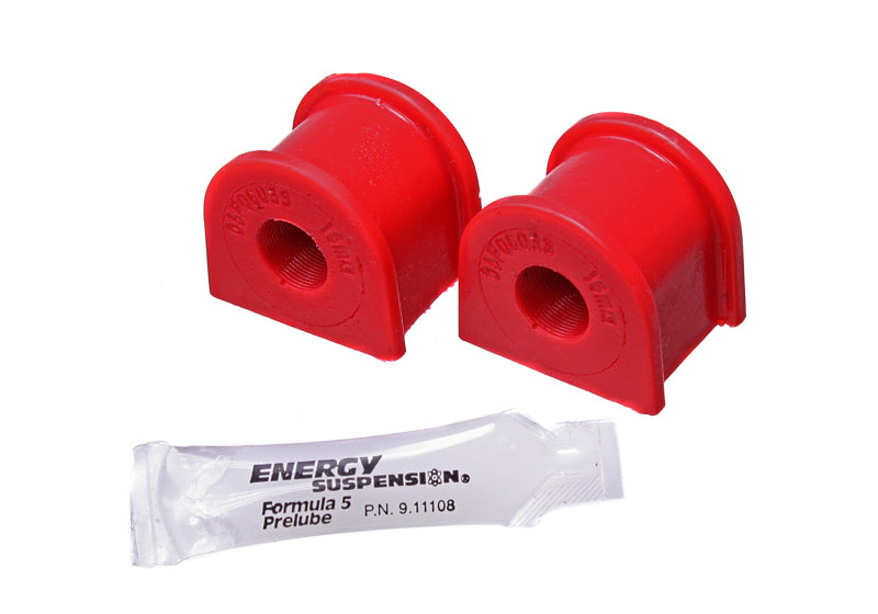 ES Sway Bar Bushings - Red - Energy Suspension 08-14 Subaru WRX Red 16mm Rear Sway Bar Bushing Set