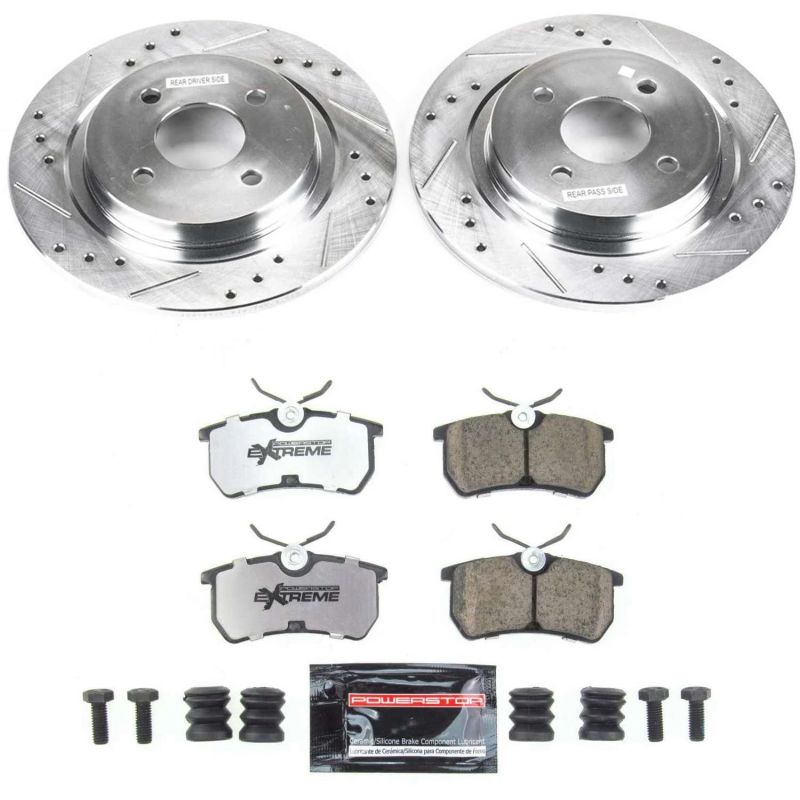 PSB Z26 Street Warrior Kit - Power Stop 02-04 Ford Focus Rear Z26 Street Warrior Brake Kit