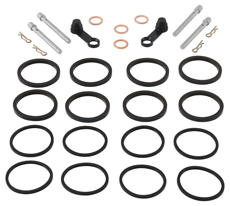 ABR Caliper Rebuild Kits - All Balls Racing 1990 Yamaha FZR400 Caliper Rebuild Kit - Front
