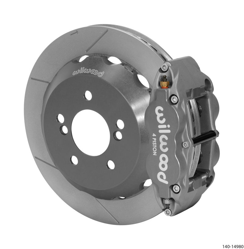 WIL Superlite Brake Kit - Wilwood Superlite 4R/ST Rear 12.88in Road Race Kit - Gray Hard Anodize 00-06 BMW M3 (E46)