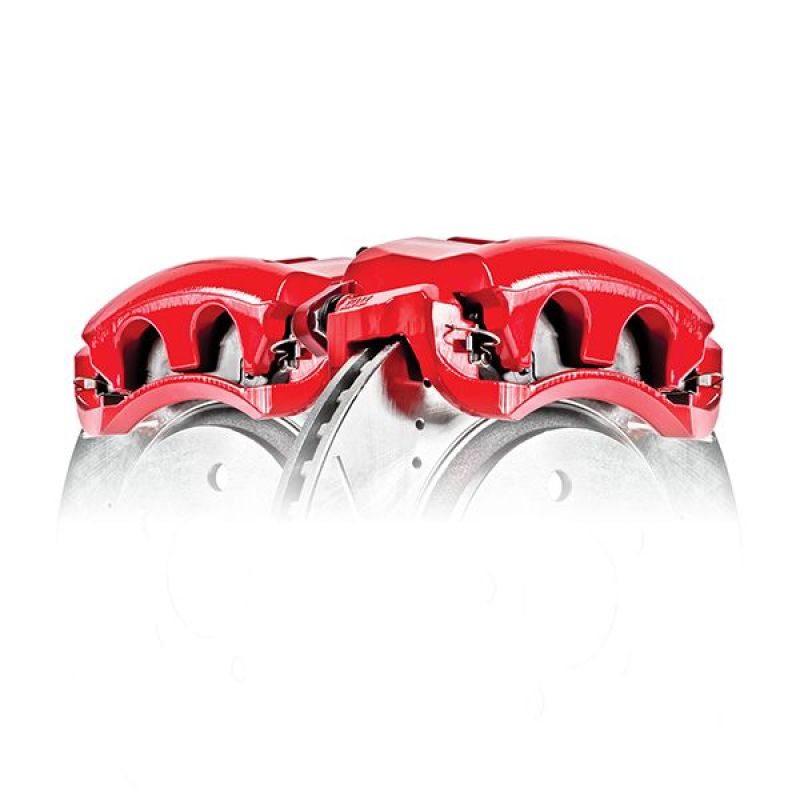 PSB Red Calipers - Power Stop 03-06 Mitsubishi Lancer Front Red Caliper (Pair)