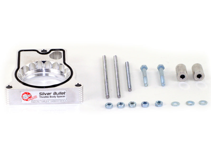 AFE Silver Bullet TBS CARB Approved - aFe Silver Bullet Throttle Body Spacers TBS Ford Mustang 05-10 V8-4.6L