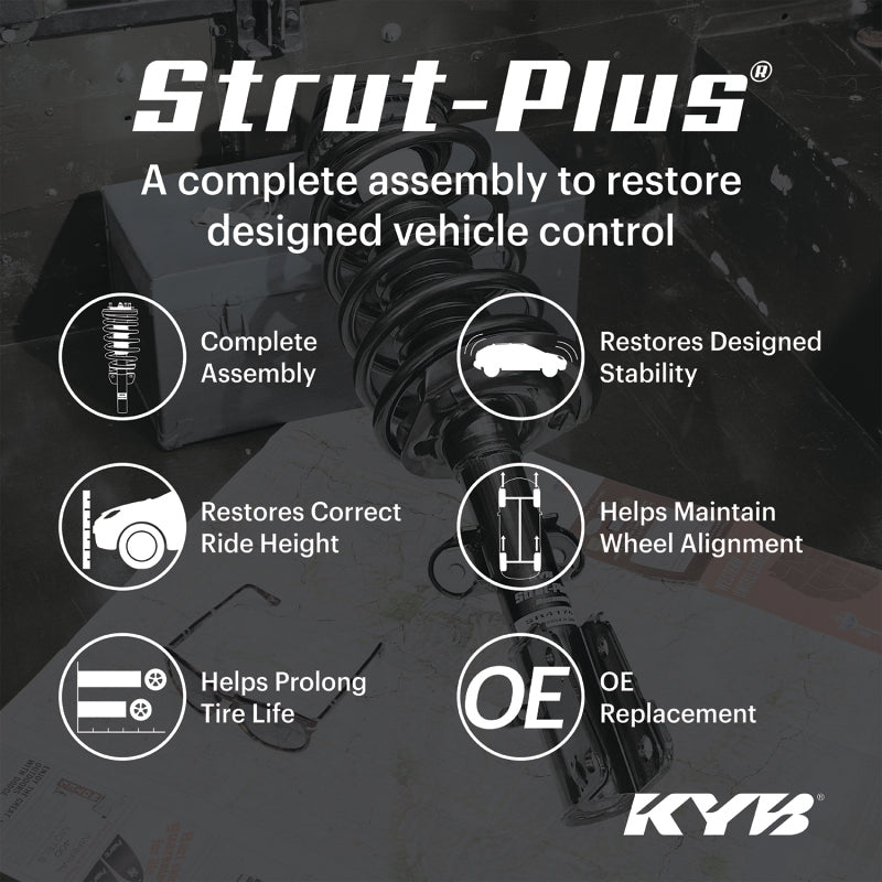 KYB Shocks & Struts Strut Plus - KYB 10-13 Kia Forte / Forte Koup EX Strut-Plus Shock Assembly - Front Right