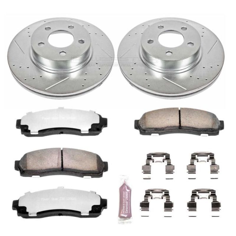 PSB Z36 Truck & Tow Kit - Power Stop 01-03 Ford Explorer Sport Front Z36 Truck & Tow Brake Kit