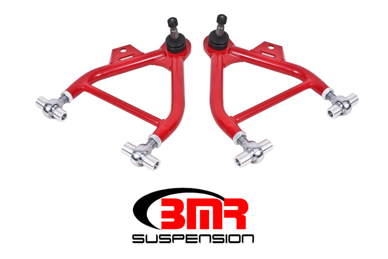 BMR Control Arms - BMR 79-93 Fox Mustang Lower A-Arms (Coilover Only) w/ Adj. Rod End and Tall Ball Joint - Red