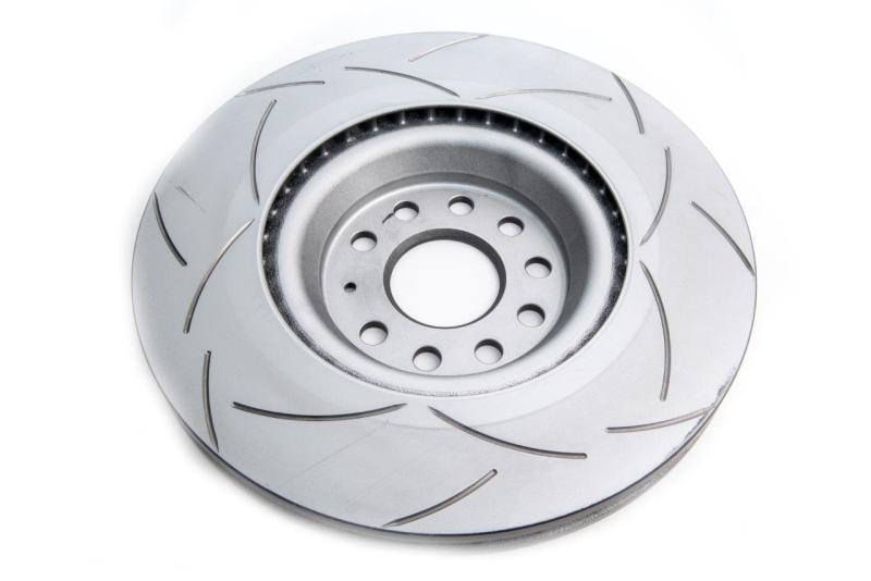 DBA Street Slotted Rotors - DBA 15-19 Volkswagen Golf R Front T2 Slotted Street Series Rotor