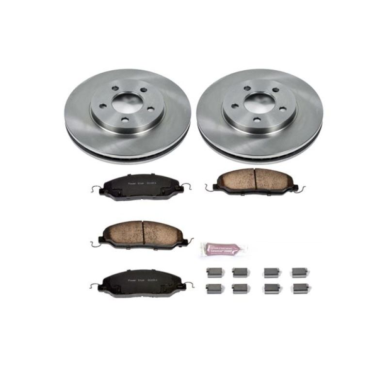 PSB Autospecialty Kit - Power Stop 05-10 Ford Mustang Front Autospecialty Brake Kit