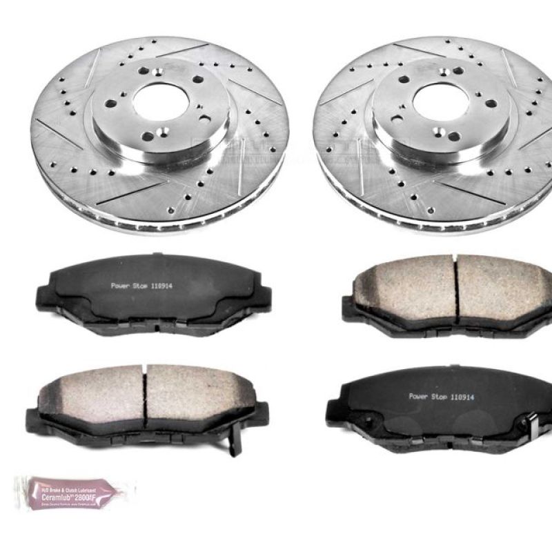 PSB Z36 Truck & Tow Kit - Power Stop 03-08 Honda Pilot Front Z36 Truck & Tow Brake Kit