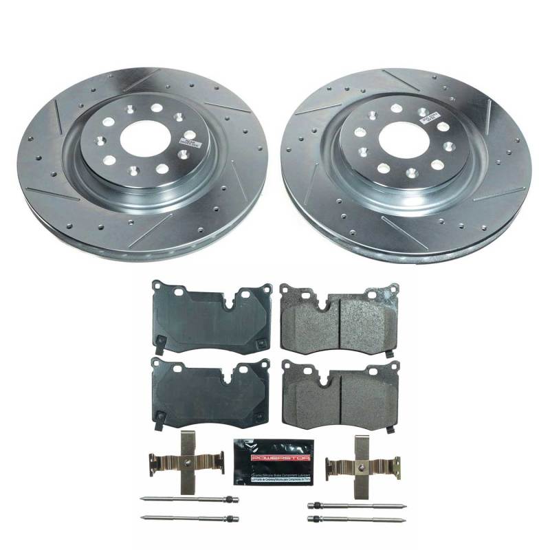 PSB Z23 Evolution Kit - Power Stop 20-21 Chevrolet Corvette Rear Z23 Evolution Brake Kit