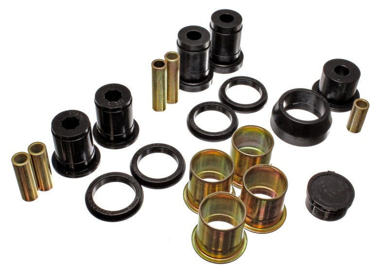 ES Cntrl Arm Bushings - Black - Energy Suspension GM Rear Control Arm W/Thrust Washer - Black