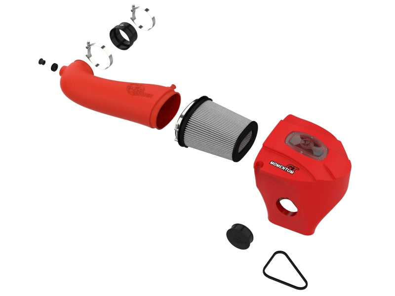 AFE Momentum GT Cold Air Intakes - aFe Momentum GT Pro Dry S Stage-2 Intake System 11-15 Dodge Challenger / Charger R/T 5.7L HEMI - Red