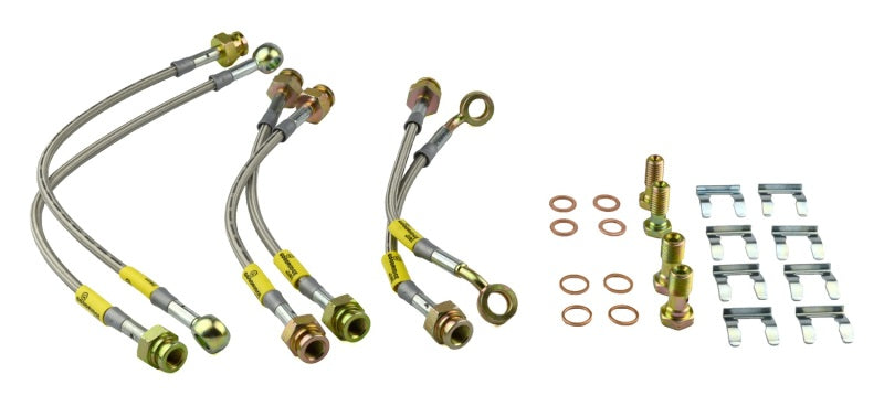 GR G-Stop Brake Line Kits - Goodridge 08-10 Chevy Cobalt SS Models w/ Brembo Calipers Stainless Steel Brake Lines Kit