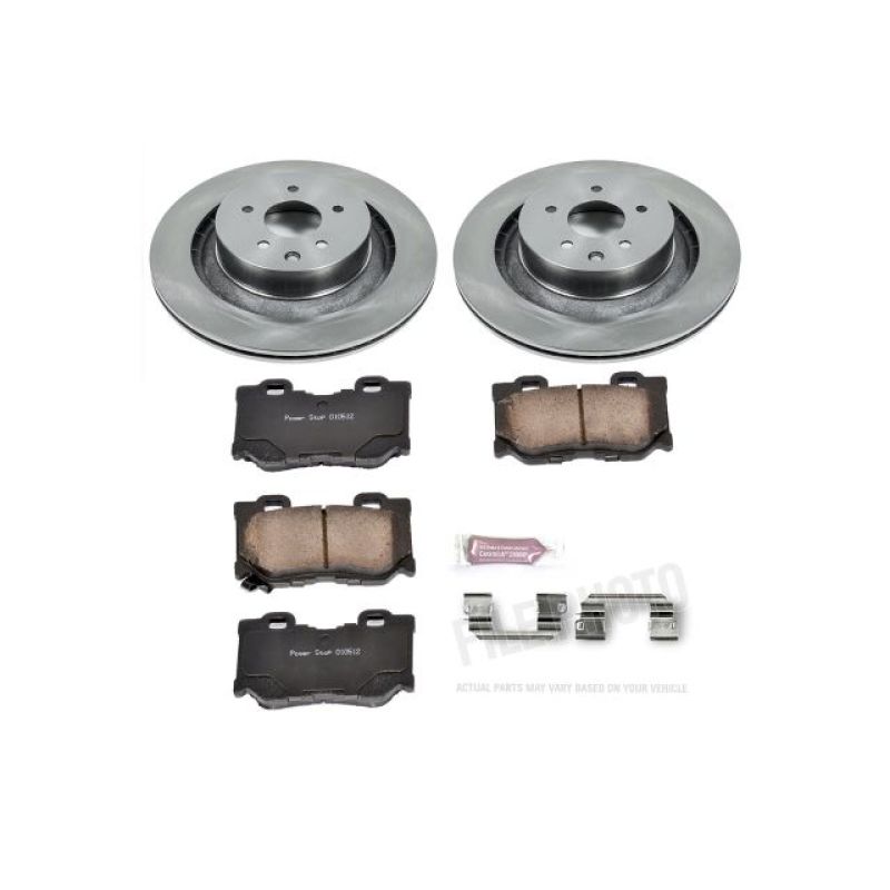 PSB Autospecialty Kit - Power Stop 08-13 Infiniti G37 Rear Autospecialty Brake Kit