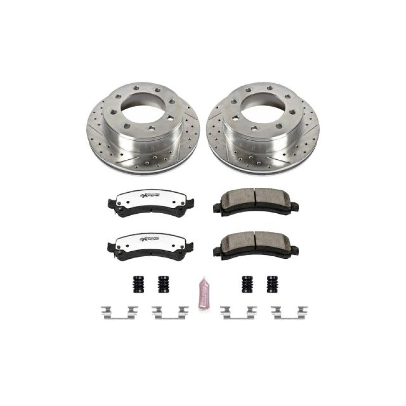 PSB Z36 Truck & Tow Kit - Power Stop 06-17 Chevrolet Express 2500 Rear Z36 Truck & Tow Brake Kit