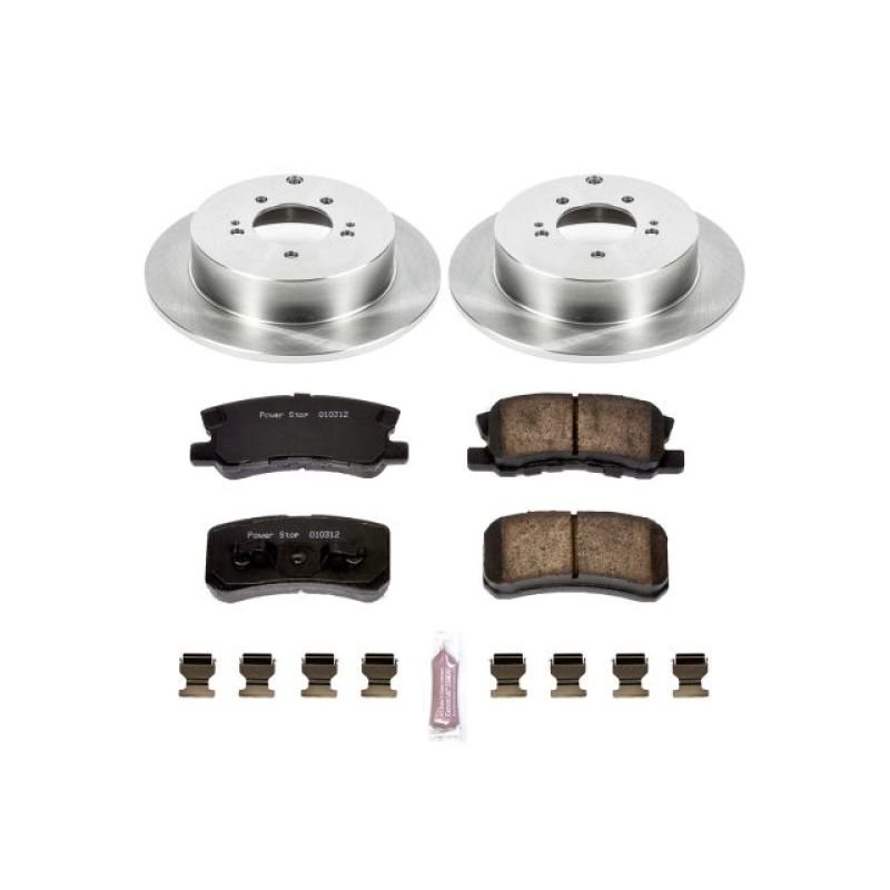 PSB Autospecialty Kit - Power Stop 09-15 Mitsubishi Lancer Rear Autospecialty Brake Kit