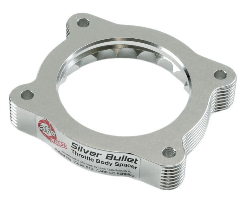 AFE Silver Bullet TBS - aFe Silver Bullet Throttle Body Spacer 04-12 GM Colorado/Canyon L5 3.5L/3.7L