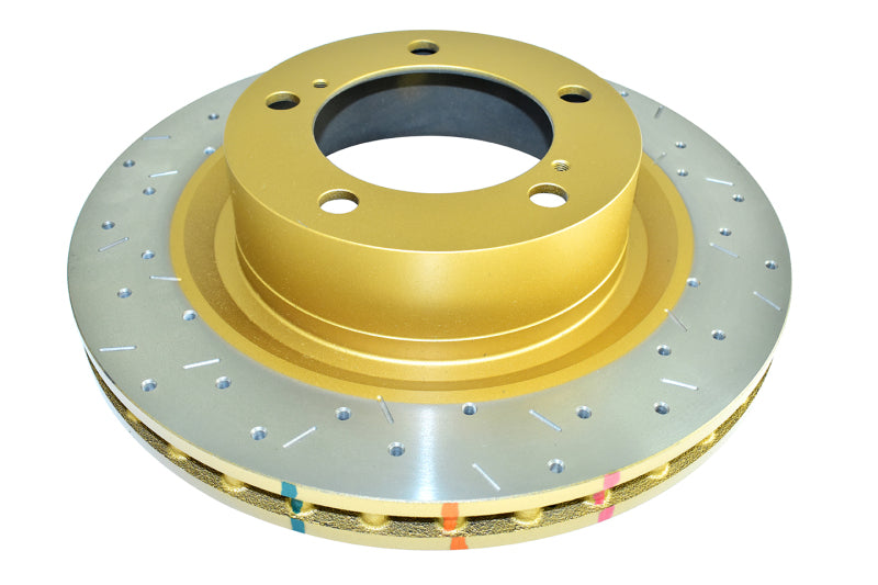 DBA 4000 Slot&Drill Rotors - DBA 08-10 Toyota Sequoia/07-10 Tundra 2WD/4WD Front Drilled and Slotted 4000 Series Rotor