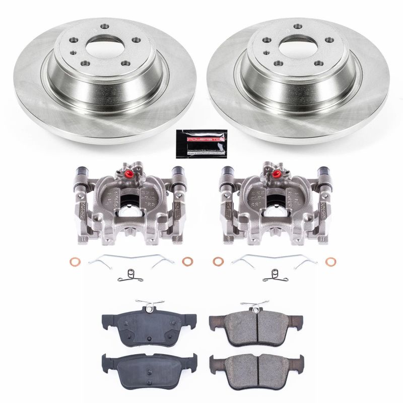 PSB Autospecialty Kit w/Cals - Power Stop 13-19 Ford Fusion Rear Autospecialty Brake Kit w/Calipers