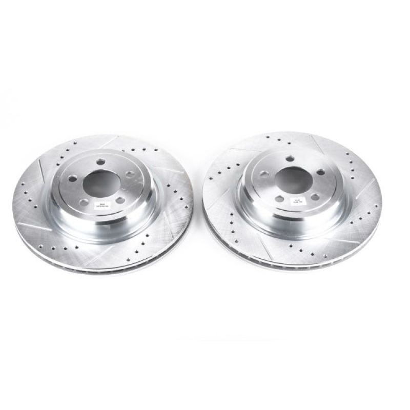 PSB Evolution Drill/Slot Rotor - Power Stop 06-18 Dodge Charger Rear Evolution Drilled & Slotted Rotors - Pair