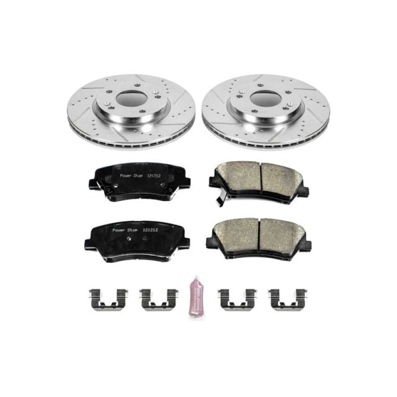 PSB Z23 Evolution Kit - Power Stop 11-16 Hyundai Elantra Front Z23 Evolution Sport Brake Kit