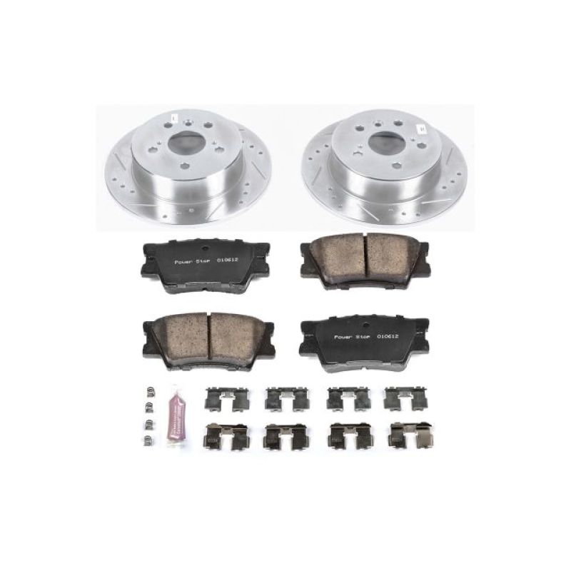 PSB Z23 Evolution Kit - Power Stop 13-18 Lexus ES300h Rear Z23 Evolution Sport Brake Kit