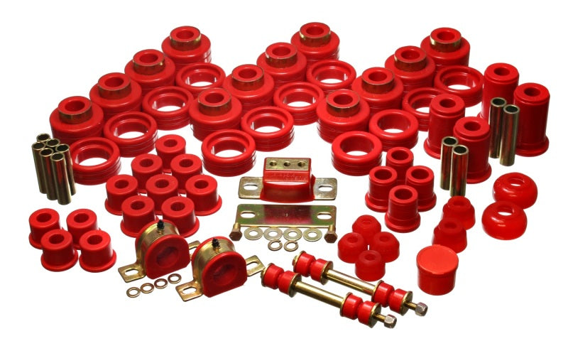 ES Hyper-Flex Sets - Red - Energy Suspension 92-94 Chevy K5 Blazer / 92-99 Suburban / 92-99 GMC Denali XL/Yukon XL 2WD Red Hype