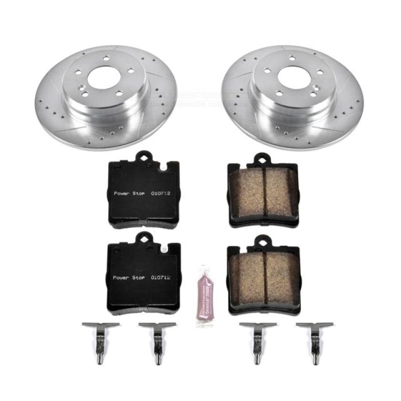 PSB Z23 Evolution Kit - Power Stop 00-03 Mercedes-Benz CLK430 Rear Z23 Evolution Sport Brake Kit