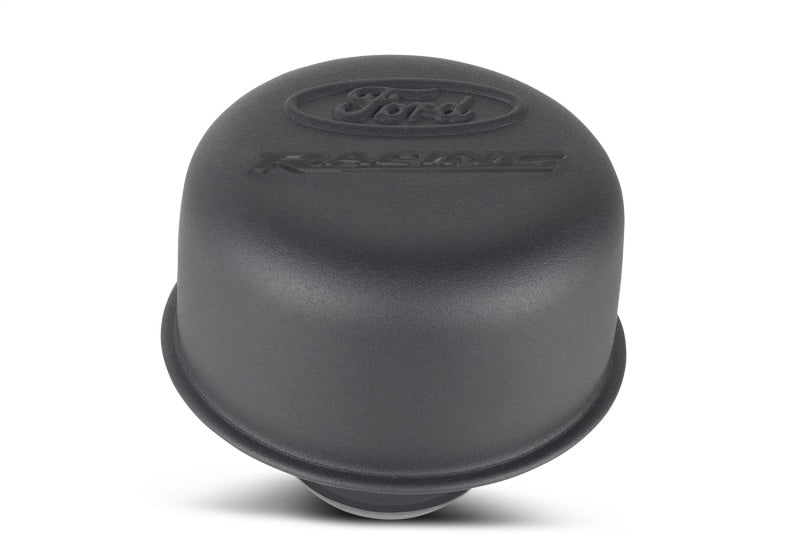 FR Breather Caps - Ford Racing Black Crinkle Finish Breather Cap w/ Ford Racing Logo - Twist Type