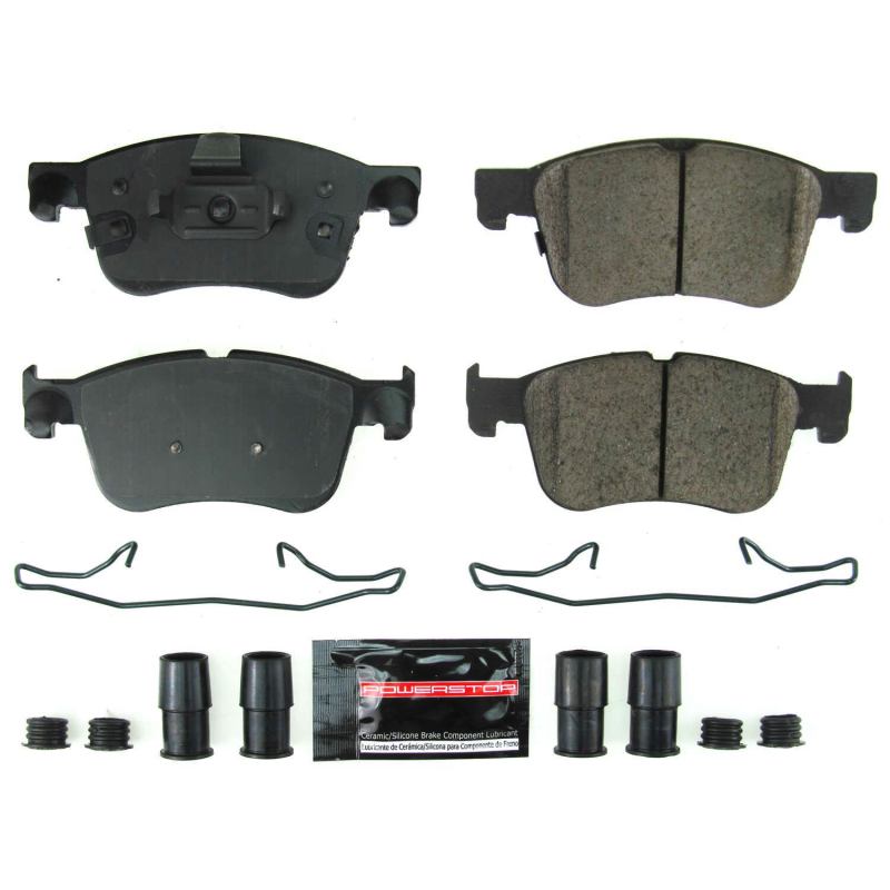 PSB Z23 Evolution Brake Pads - Power Stop 2021 Ford Bronco Sport Front Z23 Evolution Sport Brake Pads w/Hardware