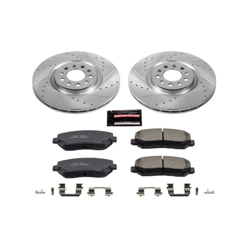 PSB Z23 Evolution Kit - Power Stop 15-17 Chrysler 200 Front Z23 Evolution Sport Brake Kit