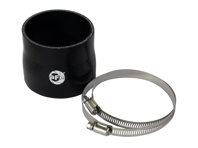 AFE Elbow Reducing Couplers - aFe POWER Universal Products Coupler Kit (3-1/2 x 3-1/4)in ID x 3in L - Black