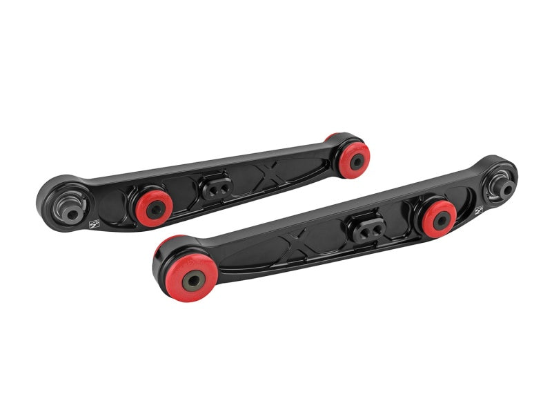 SK Alpha Control Arms - Skunk2 Honda/Acura EG/DC Alpha Series Rear Lower Control Arm Set - Black