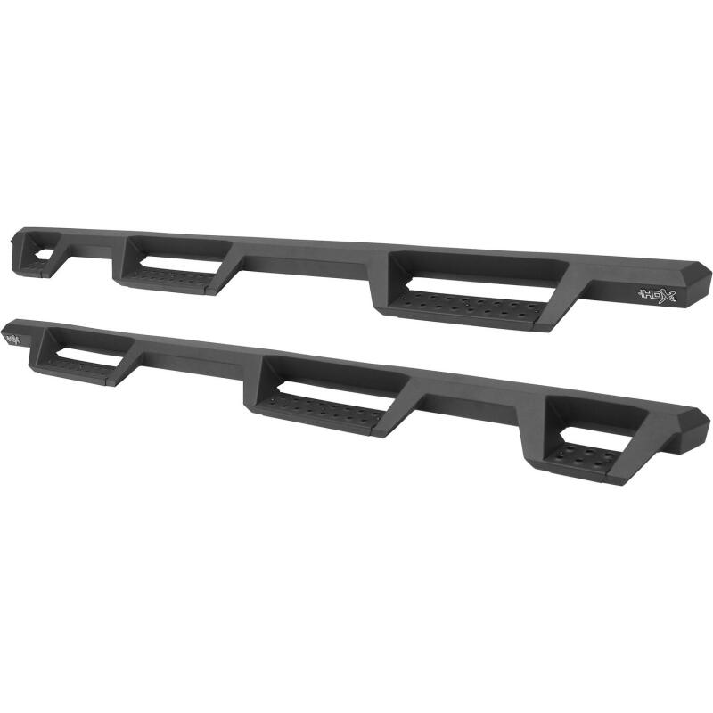 WES Nerf Bars - HDX Drop - Westin 07-18 Chevrolet Silverado 1500 CC 5.5ft Bed HDX Drop W2W Nerf Step Bars - Tex. Blk