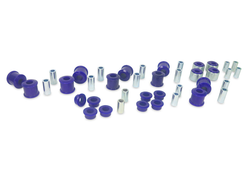 SPR Bushings - Radius Rods - SuperPro 1991 Toyota Land Cruiser Base Front / Rear Vehicle Bushing Kit - 2 Deg. Caster Correction